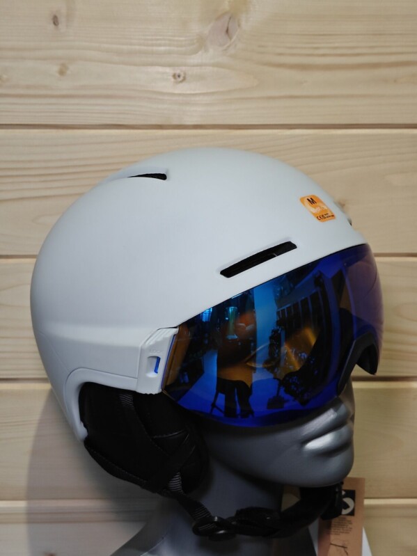 PRILBA SINNER MONTBLANC VISOR MATTE WHITE 55-58CM